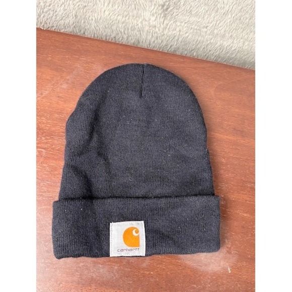 Carhartt Other - Carhartt A18 NVY Navy Blue Acrylic Rib Knit Watch Hat Beanie One Size